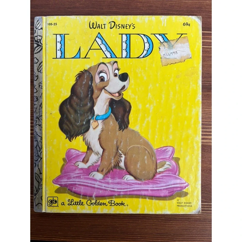 Little Golden Book Disney Lot Lady Duck Tales Frozen The Rescuers Lot Of 4